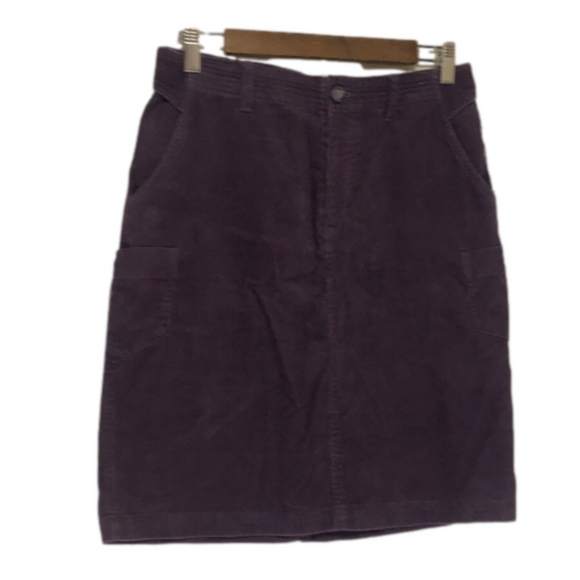 Columbia Corduroy Purple Skirt Size 6 NWT - Picture 2 of 12